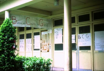 Bureau du comité de grève de la faculté de médecine, Mai 1968, 101 Num 001